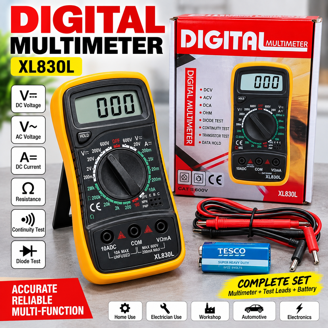 DIGITAL MULTIMETER – XL830L