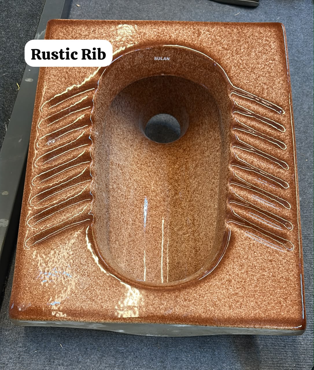 MARBLE SQUAT TOILET.